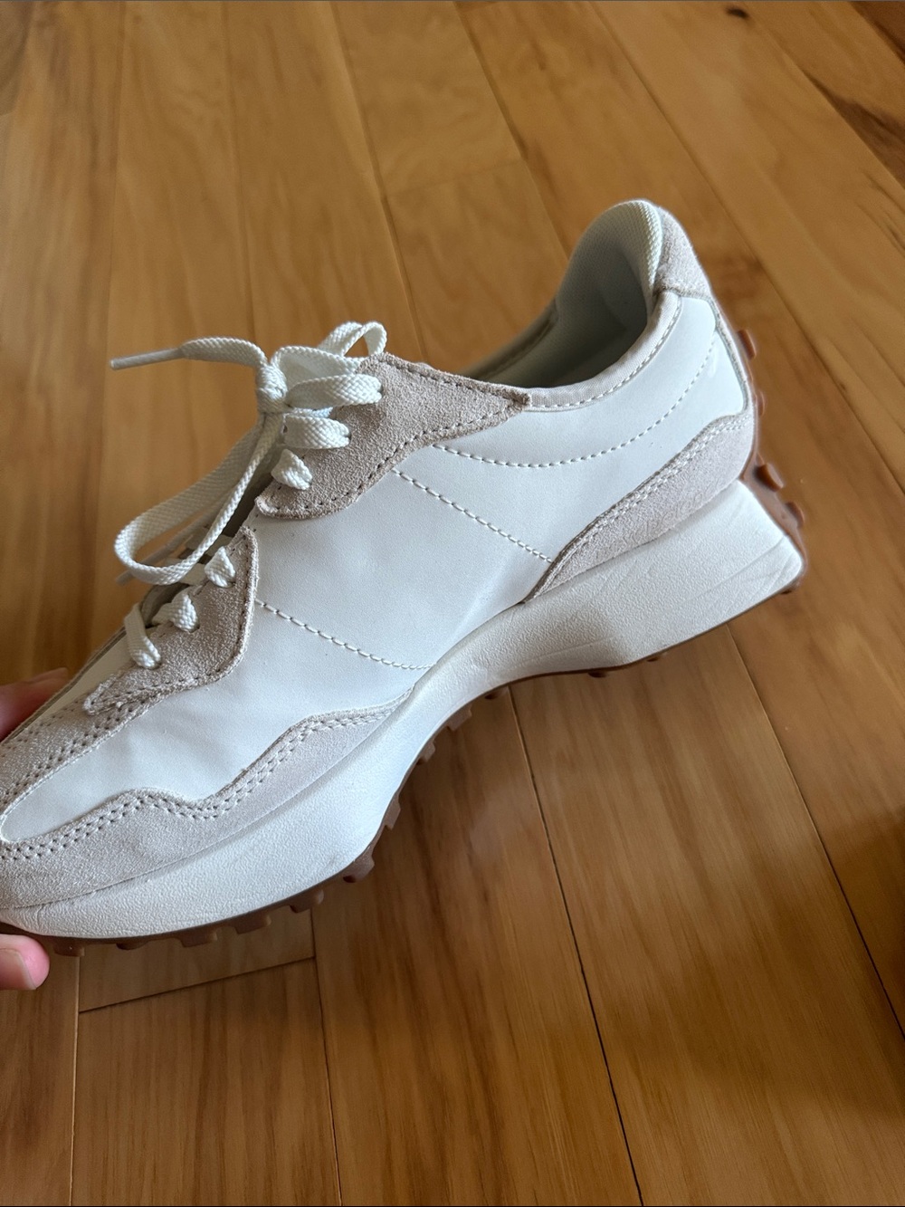 New Balance 327 Sneakers - Linen with Sea Salt - 7.5 Women’s - Picture 7 of 10
